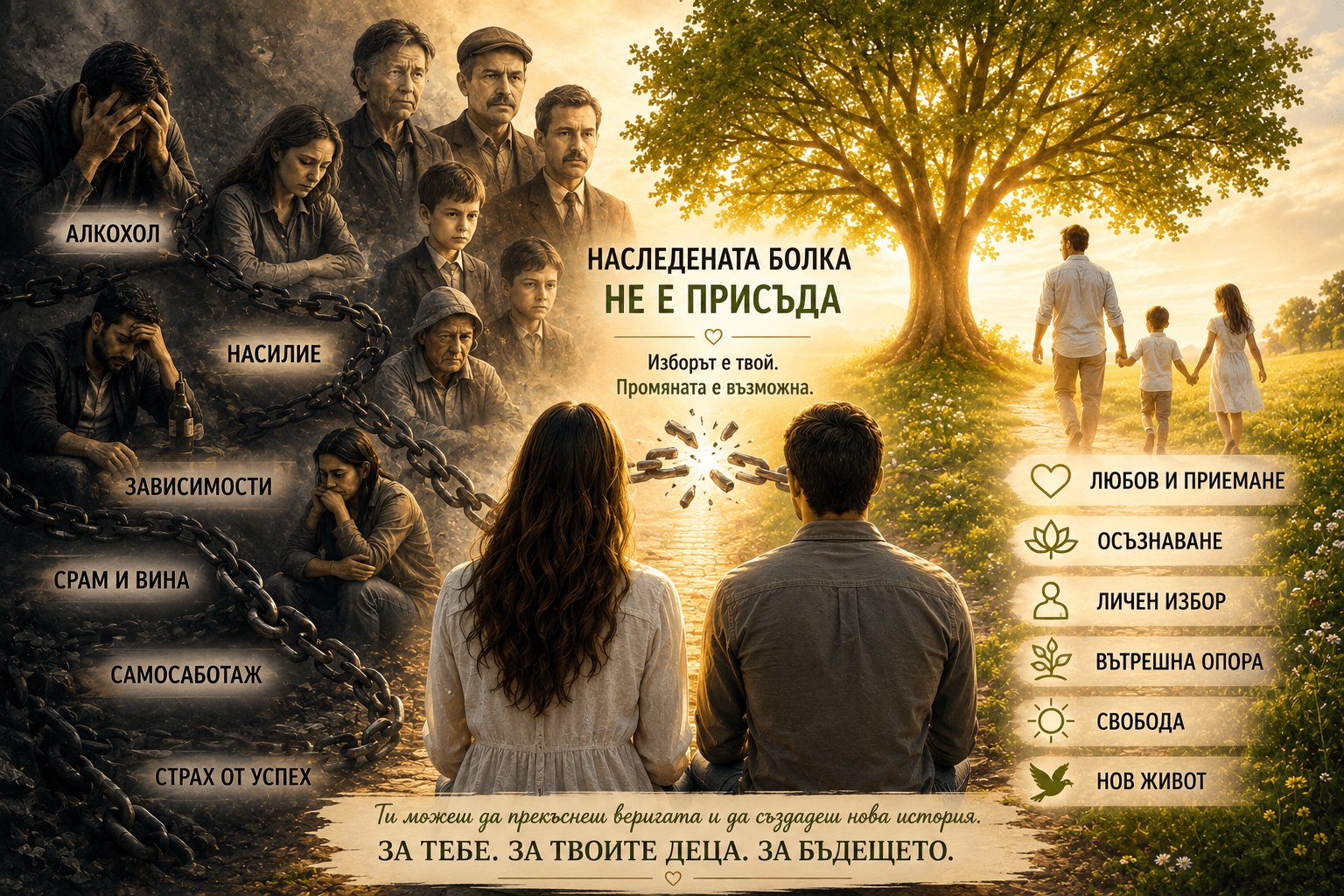 Зависимостите и саморазрушителното поведение, които се предават в рода